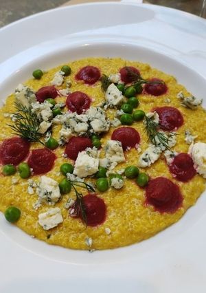 Una foto de Risotto de quinoa