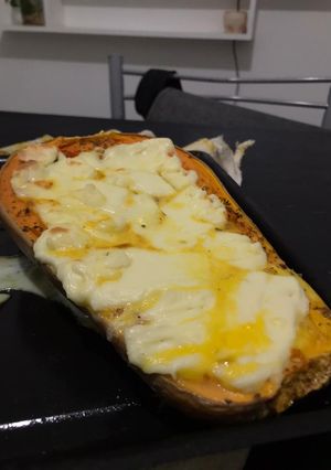 Una foto de Zapallo anco relleno