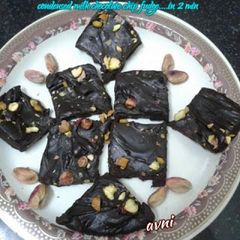 A picture of Condensed Milk Chocolate Chip Fudge.
