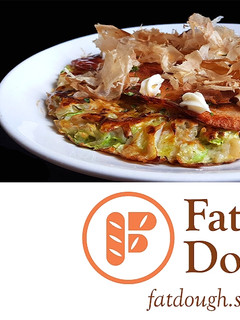 A picture of Okonomiyaki.