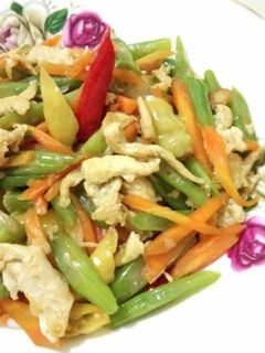 Foto resep Orak Arik (wortel, buncis, telur)