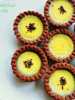 Foto resep Chocolate Crust Milk (Pie Susu)