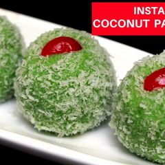 A picture of Pan Laddu | Paan Laddu | Coconut & Betel Leaves Balls | Pan Ke Ladoo.