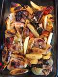 Poulet Oberschenkel in Weisswein