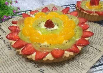 Fresh, Menyajikan PIE BUAH VANILA CREAM | SEGEER | MANIS GURIH Enak dan Sehat