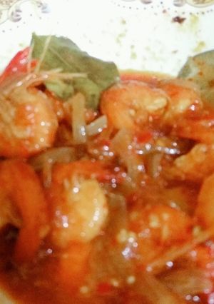 Foto resep Udang Bumbu Merah