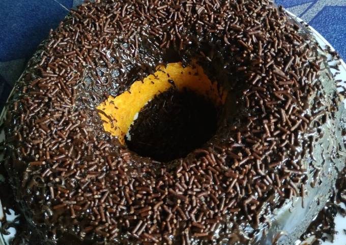 Resep Bolu Pondan Vanilla Toping Coklat Oleh Dapur Wj Ig Weni3906