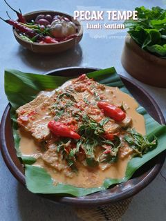 Foto resep Pecak Tempe Kuah Santan