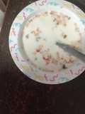 Granola con leche