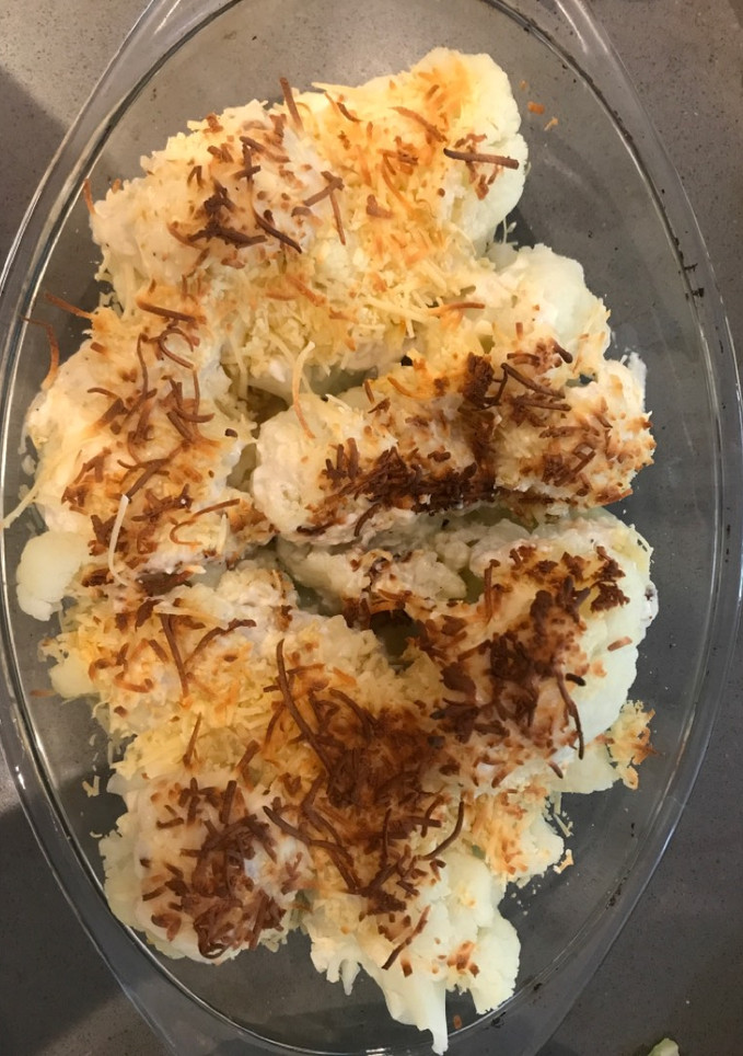 Una foto de Coliflor con bechamel