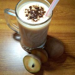 A picture of Chickoo shake🌷🌷🌷🍺 (Sapodilla shake) #KokabandCookpad #ramazankitiyari.