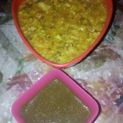 A picture of Mix veg daliya.