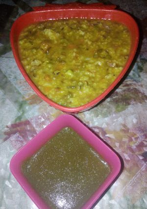 A picture of Mix veg daliya.