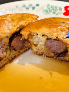 A picture of Breakfast Sausage~Pancake Muffins.