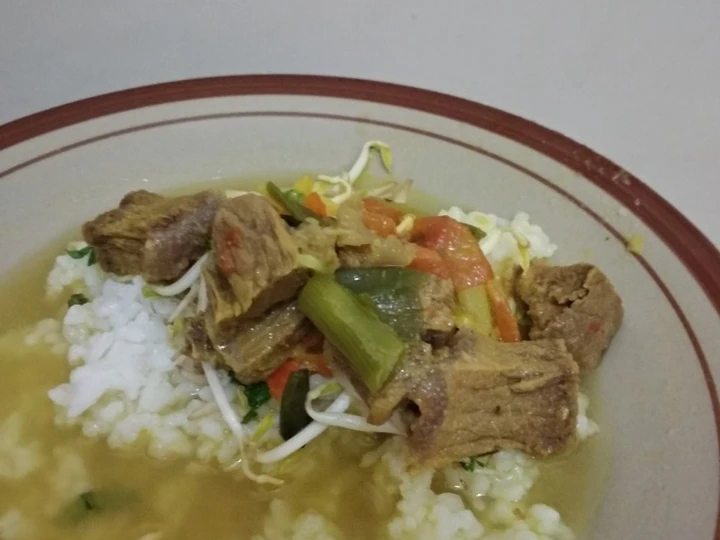 Langkah Gampang Membikin Resep Soto Daging sapi resep 2 yang  Bikin Ketagihan Anti Ribet, Bisa Manjain Lidah