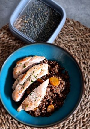 Une photo de Bowl de lentilles