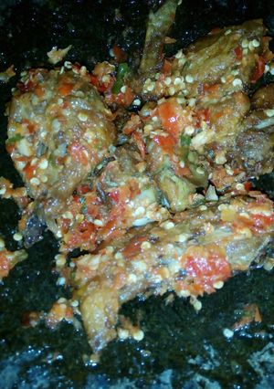 Foto resep Ayam penyet sambel mentah