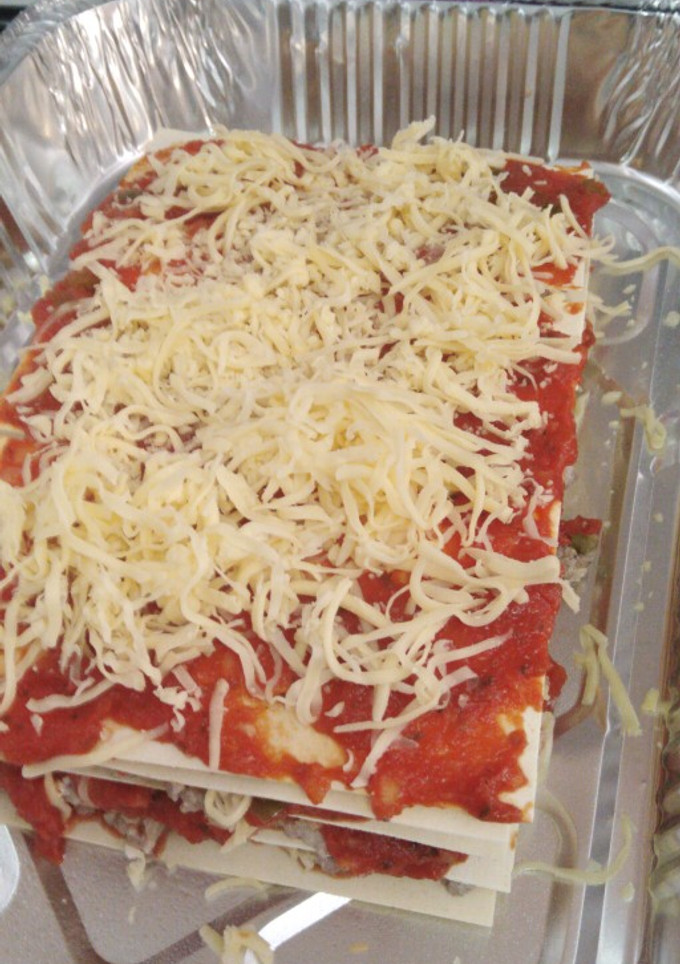 Una foto de Lasaña boloñesa