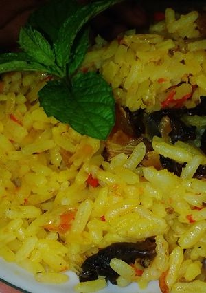African jallof rice ainihin hoton girkin