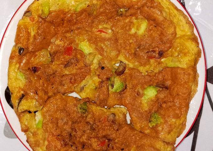 Resep Telur dadar sambal matah yang Bisa Manjain Lidah