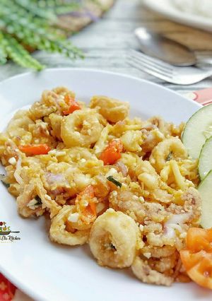 Foto resep Cumi Crispy Telur Asin
