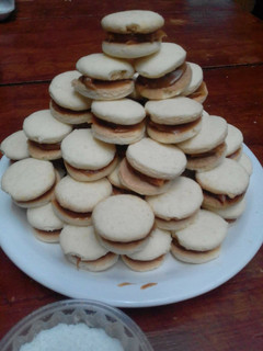 Una foto de Alfajores de maicena