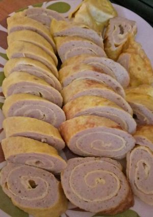 Foto resep Egg Chicken Roll #keto