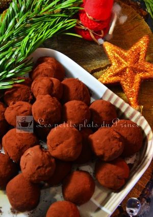 Une photo de Truffes au chocolat sans beurre