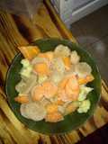 Capcay wortel baso kembang kol