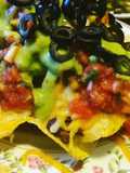Nachos Con Carne Asada Súper bowl