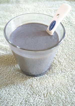 Hình của món Sữa mè đen.
