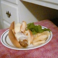 A picture of Homade Meatball Subs.