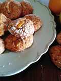 Biscotti morbidi con mela, arancia e cioccolato