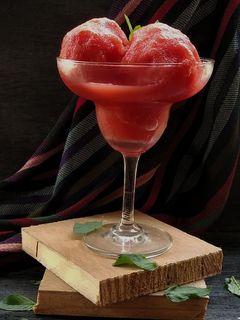 A picture of Watermelon sorbet.