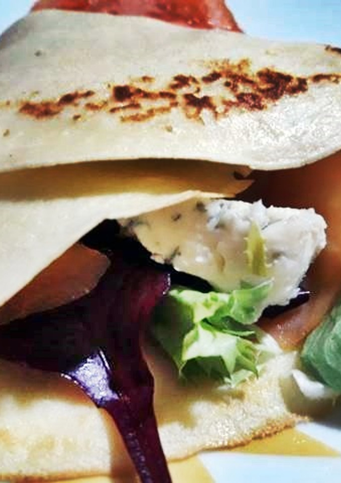 Una foto de Crepes salados o galette bretonne