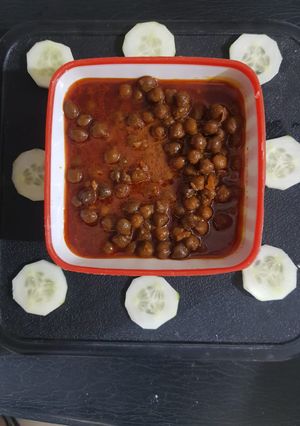 લસણ વાળું ચનાનું શાં ક રેસીપી મુખ્ય ફોટો