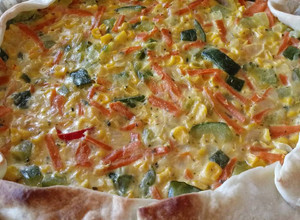 Una foto de Tarta de verduras light
