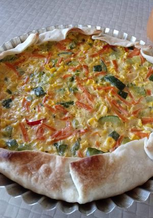 Una foto de Tarta de verduras light