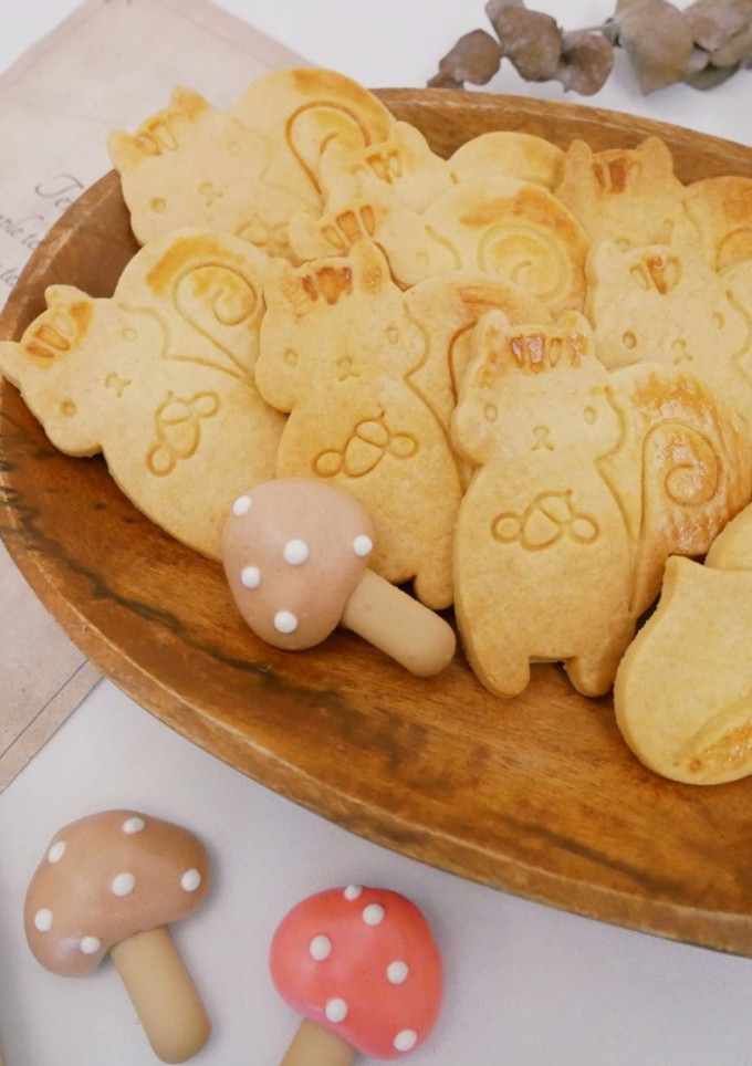 森林系「小松鼠餅乾」簡單可愛！! 的食譜成品照片