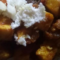 A picture of Paneer bhuji.