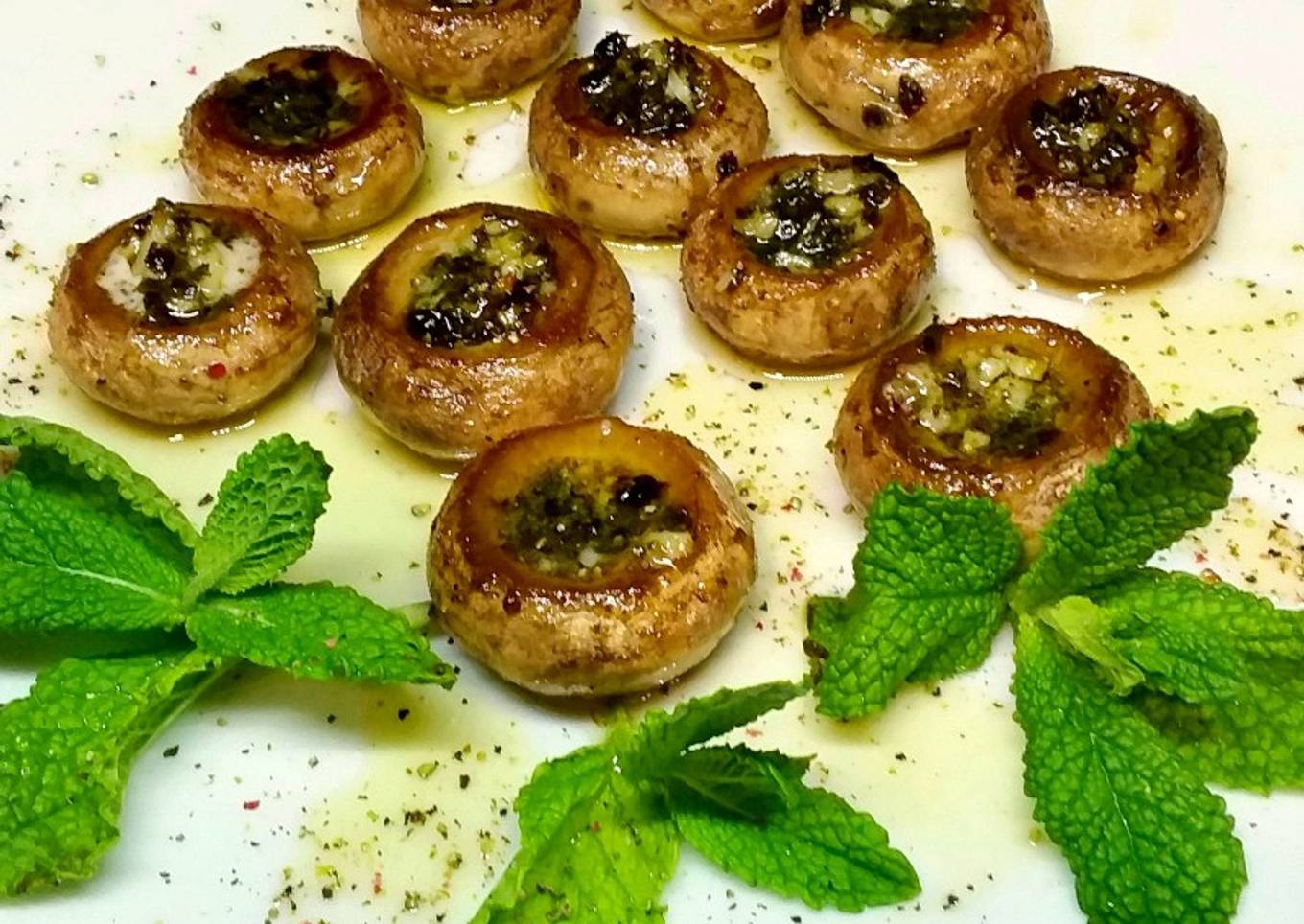 Champiñones al horno 😋