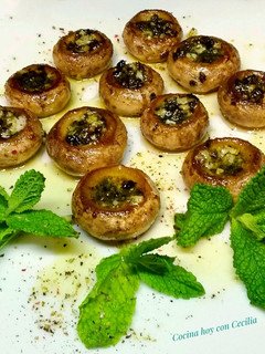 Una foto de Champiñones al horno 😋