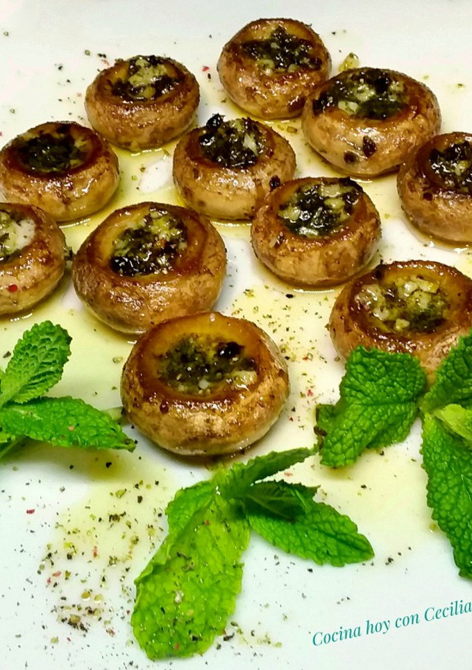 Una foto de Champiñones al horno 😋
