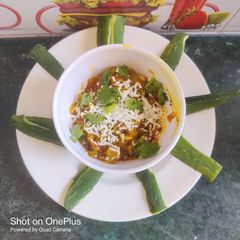 A picture of Sponge Gourd Bhurji.