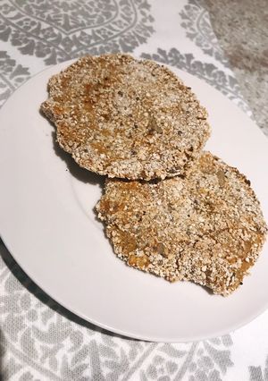 Una foto de Milanesas de Garbanzos (veganas)