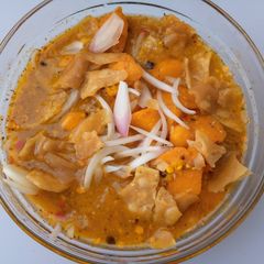 A picture of Kathaiwari chana chaat.