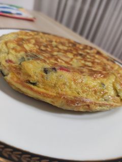 Una foto de Tortilla de verduras