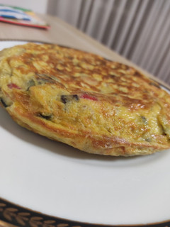 Una foto de Tortilla de verduras