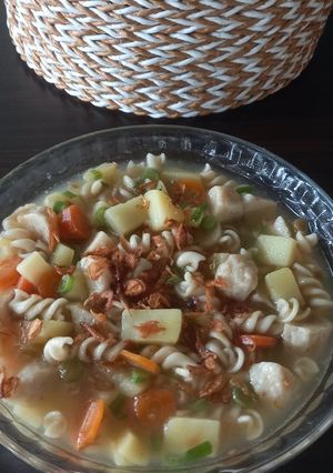 Foto resep Sup makaroni