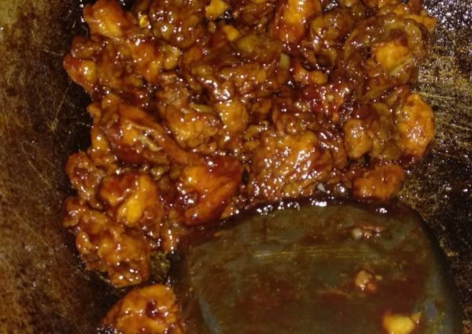 Chicken honey sauce (ayam saus madu)